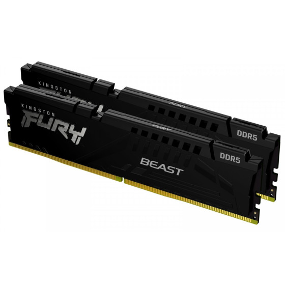 Kingston Dual 64GB (2x32GB) 6400MHz HyperX Fury Beast DDR5